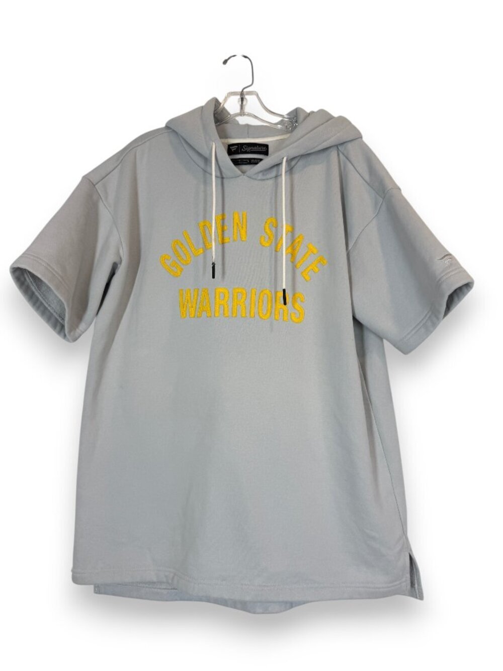 Golden State Warriors Fanatics Basketball Fleece Short Sleeve Pullover Large